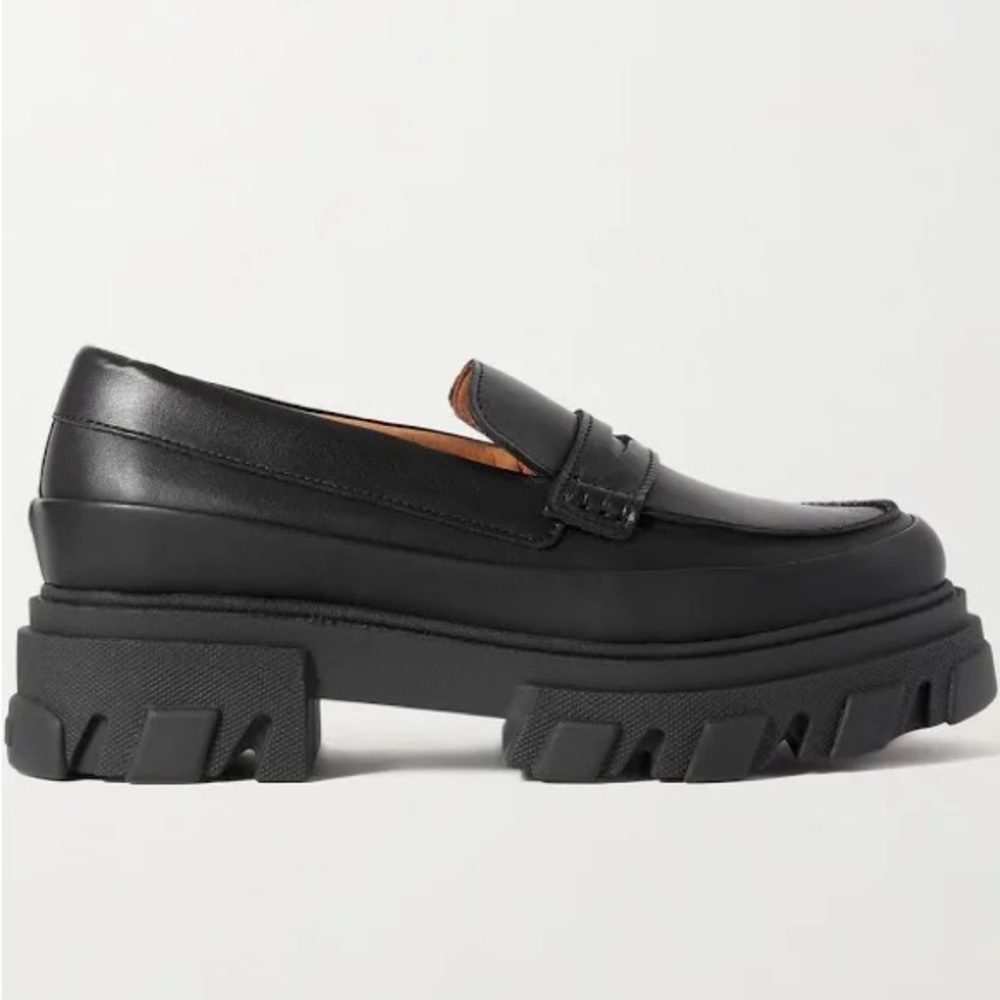 Ganni loafer chunky lugged sole size 9